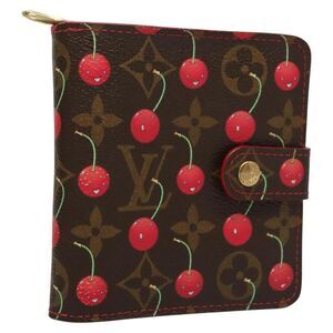 Pre Loved louis vuitton Women Monogram Cherry Bifold Wallets